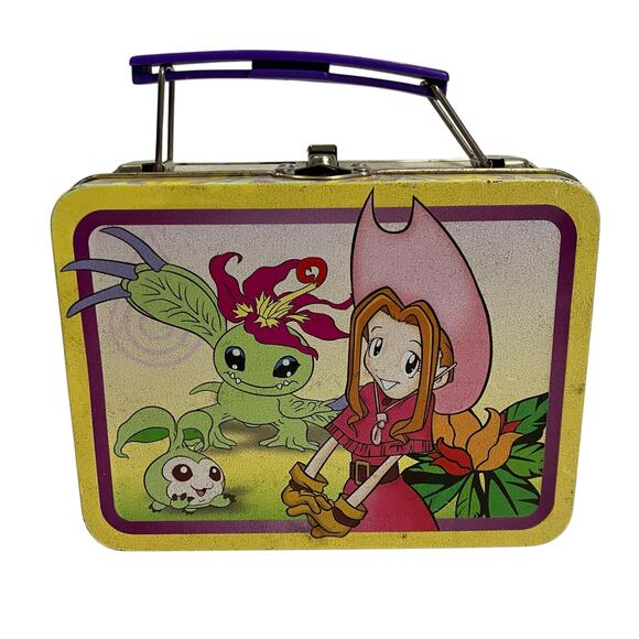 Vintage 2000 Digimon Mimi Collectible Mini Tin Metal Lunchbox - Picture 1 of 11